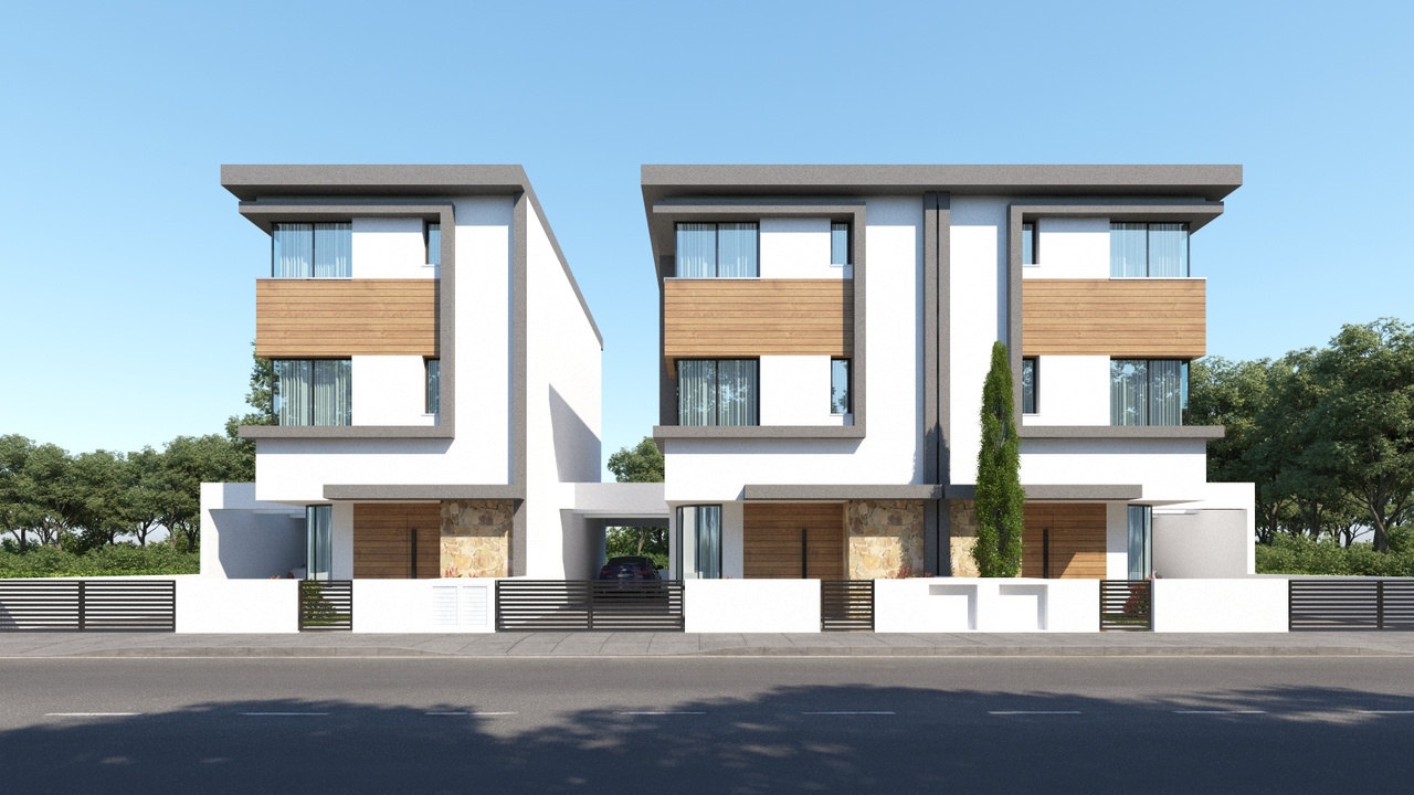 Three Modern Houses at Agios Sylas Area